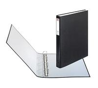 Herlitz maX.File Protect Ring Binder A4, 4-Ring Combination Mechanism, 25 mm Filling Height (Black)