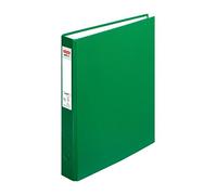 Herlitz Max File Protect Ring Binder A5, 2-Ring Combination Mechanism, Green, 25 mm Filling Height