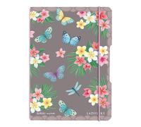 Herlitz my.book flex PP A5 notebook, 40 sheets, dotted ladylike butterflies,