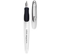 Herlitz my.pen M-Nib Fountain Pen - White black White black Rechtshänder