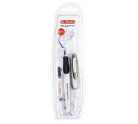 Herlitz my.pen M-Nib Fountain Pen - White black White black Rechtshänder