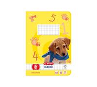 Herlitz Notepads A5 Coloured Sheets FSC Mixed Wood Pack of 10 with Motif Assorted Colours A5/16 Ruling 8F (Diamond Pattern 5 x 9 m Margin)