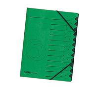 Herlitz PBS Aktiengesellschaft Colorspan 10843332 Folder A4 1-12 Green Colorspan Cardboard 355 g/m²