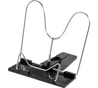 Herlitz Reading Stand with Metal Handle and Plastic Sock (Black, 1 Reading Stand)