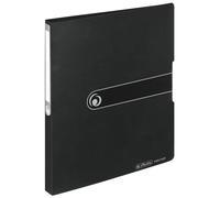 Herlitz 11205713 Ring Binder A4 Polypropylene 2-Ring Combination Mechanism 2.7 cm Spine 16 mm Filling Height Opaque Black