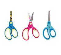 Herlitz Round Craft Scissors, Multicolor, Alloy Steel, Right Hand