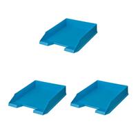Herlitz Storage Basket A4-C4 Classic Recycled Blue Angel Intense Blue (Pack of 3)