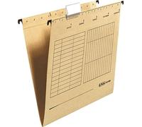 Herlitz Suspension Files for Lateral Insert Beige Pack of 25