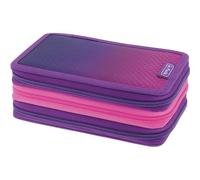 Herlitz TriCase 31-Piece Filled Dip Dye Pink/Purple, Dip Dye Pink/Purple, Modern