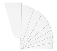 Herlitz White Trapezoid Divider Strips 120 x 230 mm (Pack of 100)