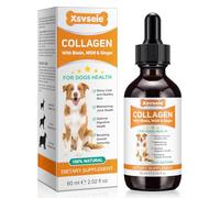 herlosfeel Collagen For Dogs, Liquid Collagen For Dogs, Helps With Shiny Coat And Skin Health & Joint Health & Digestive Health & Overall Immunity, Liquid Joint Care For Dog - Bacon Flavor 60ml