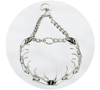 Herm Sprenger 4.0mm Polished Chrome Ultra Plus Prong Collar Swivel D Ring