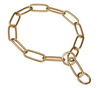 Herm Sprenger Curogan Long Link Fur Saver Dog Training Collar Hypoallergenic Nickel Free No-Pull Slip Chain for Small Medium Large Dogs for Easy Control Made in Germany 3mm 24in 62cm