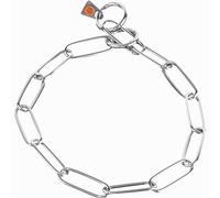 Herm Sprenger Stainless Steel Dog Collar, Long Mesh Anti-Pull Dog Collar for Small Medium Large Dogs Professional Training Collar Made in Germany (53cm)