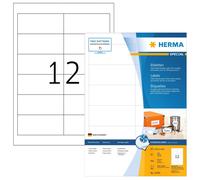 HERMA 10781 Address Labels for Inkjet Printer DIN A4 (97 x 42.3 mm, 80 Sheets, M