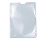 HERMA 1329 ID Card Holder Transparent Pack of 10 for Protection for Many Documents and Documents, Plastic Card Sleeves Protective Cover Set, Transparent