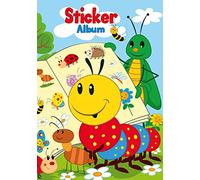 HERMA 15424 Sticker Album Frieda & Friends DIN A5 Blank (16 Pages, Coated Special Paper) Sticker Scrapbook for Collecting, 1 Sticker Book for Children, Blank