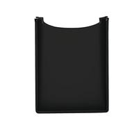 HERMA 19548 Notebook Box A4 School Bag Transparent Black Open Top Children's School Notebook Box Made of Plastic for Loose Leaf Binders, Books, School Notebooks, Pads & Documents, Sturdy Folder for