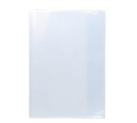 HERMA 19601 Notebook Covers A4 Transparent Clear, Book Covers Made of Durable, Wipe-Clean and Extra Thick Polypropylene Film, Transparent Notebook Cover Set for School Notebooks, Colourless