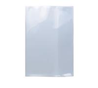 Herma 19610 Notebook Covers A5 Transparent Clear, Book Covers Made of Durable, Wipe-Clean and Extra Thick Polypropylene Film, Transparent Notebook Cover Set for School Notebooks, Colourless