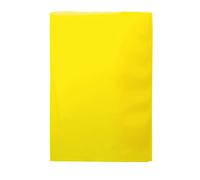 HERMA 19611 Notebook Covers A5 Transparent Yellow, Pack of 10, Book Covers Made of Durable, Wipe-Clean & Extra Thick Polypropylene Film, Transparent Notebook Cover Set for School Notebooks, Coloured