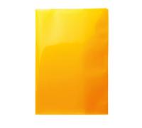 HERMA 19614 A5 Exercise Book Covers for School Notebooks Made of Heavy Duty Polypropylene Film Washable Extra Thick Transparent Orange (Pack of 10)