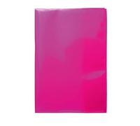 HERMA 19615 Exercise Book Covers DIN A5 Transparent, Transparent, Book Covers Made of Durable, Wipe-Clean and Extra Thick Polypropylene Film, Set of 10 Exercise Book Protectors for School Notebooks, Pink
