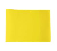 HERMA 19619 Notebook Covers A5 Landscape Transparent Yellow, Pack of 10, Book Covers Made of Durable, Wipe-Clean & Extra Thick Polypropylene Film, Transparent Notebook Cover Set for School Notebooks,