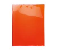 HERMA 19626 Quart Exercise Book Covers Made of Strong Polypropylene Film Easy to Clean Extra Thick Transparent Red for School Notebooks (Pack of 10)