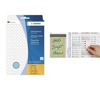 HERMA 2284 Multi-purpose labels/colour dots Ø 50 mm round luminous orange paper