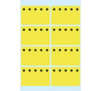 HERMA 3771 Freezer Labels (26 x 40 mm, 48 Stickers, Paper Matte) Self-Adhesive, Permanent Adhesive Kitchen Stickers for Jars, Jam, Bottles and Preserving Jars, Yellow