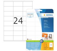 HERMA 4360 Self Adhesive Address Mailing Labels, 24 Labels Per A4 Sheet, 600 Lab