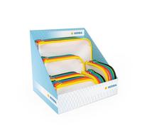 HERMA 50-Piece Document Bag Set, Waterproof Zip Bags, Lockable Plastic Document Folder, Semi-Transparent, 5 Sizes