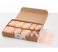 HERMA 6014 Small Tags Pack of 1000, 45 x 90 mm, Gift Tags for Labelling, Cardboard Hanging Labels, Blank Paper Tags, Labels with Eyelet, Brown