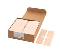 HERMA 6024 Large Tag Labels, Pack of 1000, 60 x 120 mm, Gift Tags for Labelling, Cardboard Hanging Labels, Blank Paper Tags, Labels with Eyelet, Brown