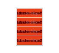 Herma 6754 Note"Vorsicht Zerbrechlich" (Caution Fragile) 39 x 118 mm Pack of 1,000 Luminous Red