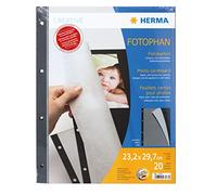 Herma photo cardboard black 230x297 20 sheets | ✅ 5 years warranty