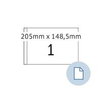 Herma 8493 Universal Labels Dataprint 205 x 148.5 mm, White