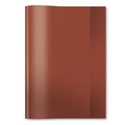 HERMA A4 Transparent Exercise Book Covers, Set of 25, Brown