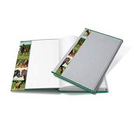 Herma Book Cover/Book Protector, with Horse Theme, Made from Transparent Plastic, 1 Piece. 265 x 540 mm