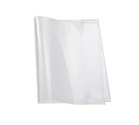 HERMA Book Cover for Workbook 30 x 43.1 cm, Book Cover with Label & Edge Protection Made of Wipe-Clean Polypropylene Film, Book Protector for School Books, Transparent