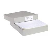 HERMA Continuous Computer Labels, 81.28 x 35.7 mm, Quad-Track, 16000 Pieces, Self-Adhesive, Continuous Labels with Guide Hole Edge, Matte, Blank Paper Computer Labels, White