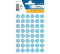 HERMA Dot Stickers Light Blue, 240 Labels, 13 mm, 48 Labels per Sheet, Self Adhesive Round Colour Marking Dots, Sticky Circle Stickers for Color Coding Calendar