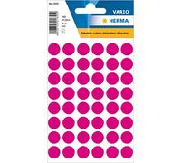HERMA Dot Stickers Pink, 240 Labels, Ø 13 mm, 48 Labels per Sheet, Self Adhesive Round Colour Labels Stickers, Blank Marking Dots, Sticky Circle Stickers for Color Coding Calendar
