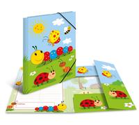 HERMA Elastic Folder Kindergarten with Frieda & Friends Motif, A3, Sturdy Cardbo