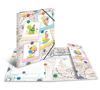 HERMA Elastic Folder Kindergarten with Sandbox Friends Motif, A3, Sturdy Cardboa