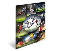 HERMA Elastic Folder Sports with Football Motif, A3, Sturdy Plastic, with Inner Print, 1 Span Folder