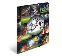 HERMA Elastic Folder Sports with Football Motif, A4, Sturdy Plastic, with Inner Print, 1 Span Folder