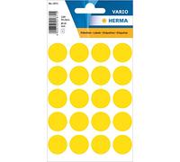 HERMA - Etiquettes universelles diamètre 19mm jaune 100 pcs