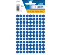 HERMA Dot Stickers Blue, 540 Labels, Ø 8 mm, 108 Labels per Sheet, Self Adhesive Round Colour Labels Stickers, Blank Marking Dots, Sticky Circle Stickers for Color Coding Calendar